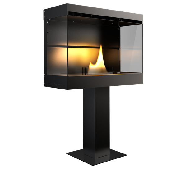 Stack 180 frittstående peis sort fra Tenderflame