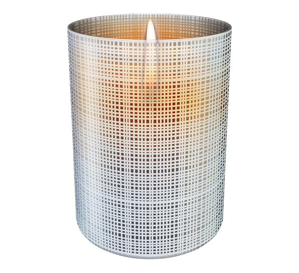 Lilly 10 sandblåst lykt hvit fra Tenderflame