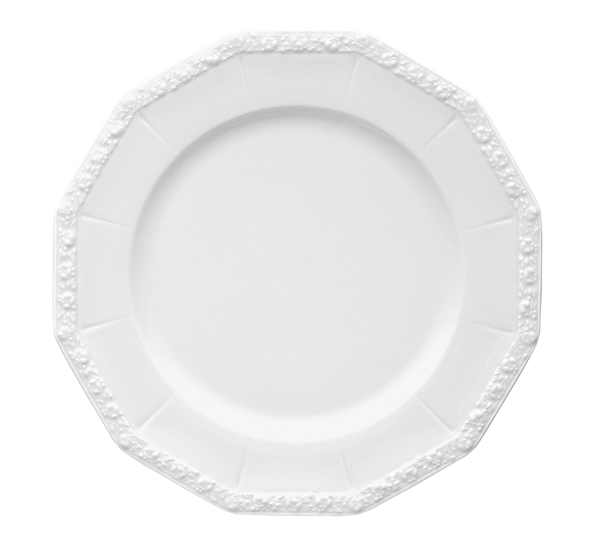 Maria Hvit tallerken flat 26 cm fra Rosenthal