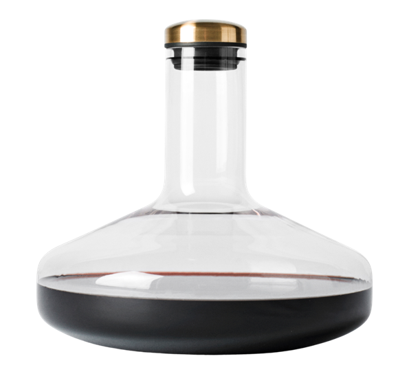 Wine breather deluxe dekanter gull fra Audo Copenhagen