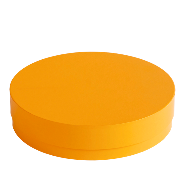 Colour oppbevaringsboks rund ø24 cm gul fra HAY