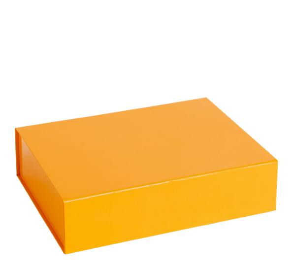 Colour boks 33x26x9 cm gul fra HAY