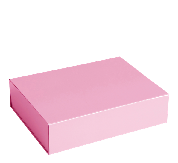 Colour boks 33x26x9 cm lys rosa fra HAY
