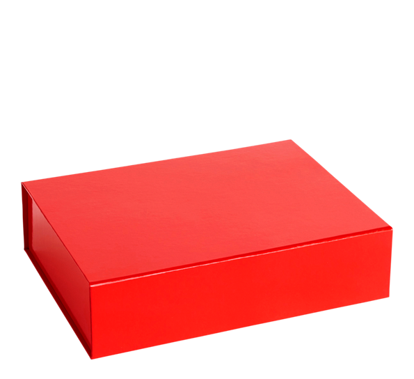 Colour boks 33x26x9 cm rød fra HAY