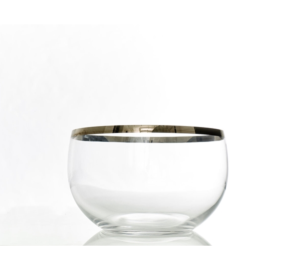 Platin Bowl 1 glasskål fra Frederik Bagger