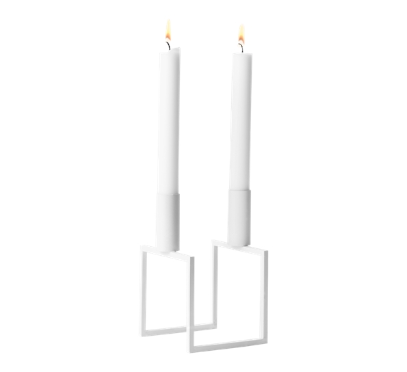 Line lysestake hvit fra By Lassen