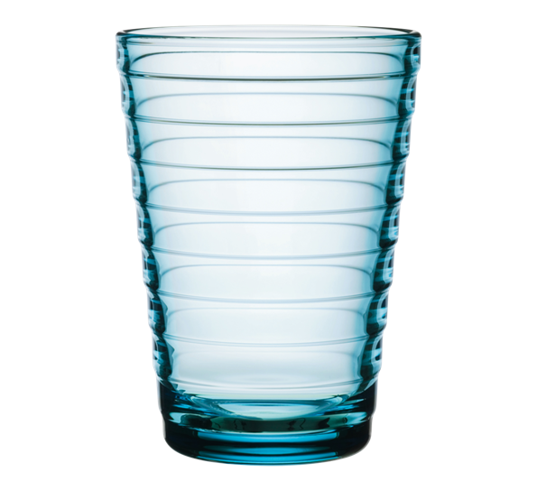 Aino Aalto vannglass lys blå 2-pk 33 cl fra Iittala