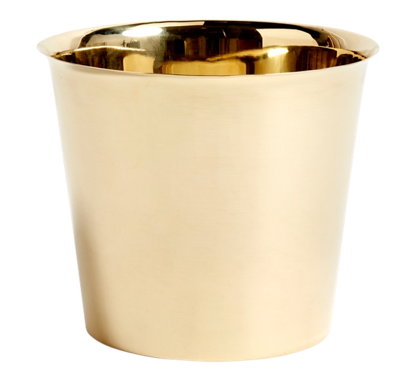 Botanical Family blomsterpotte XL messing fra HAY