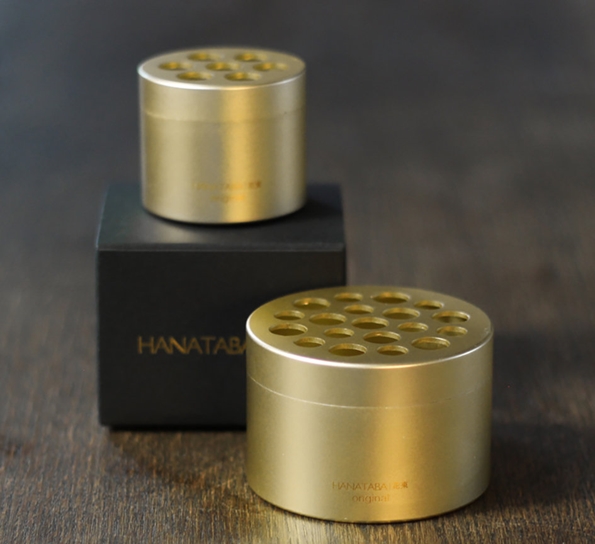 Hanataba bukettring sett a 2 champagne gold Hanataba
