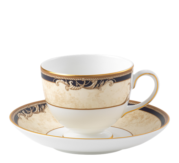 Cornucopia tekopp med skål Leigh fra Wedgwood