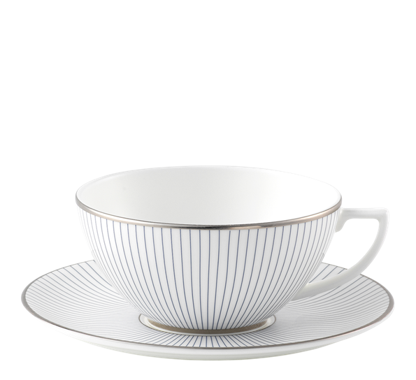 JC Pinstripe tekopp med skål 23 cl fra Wedgwood