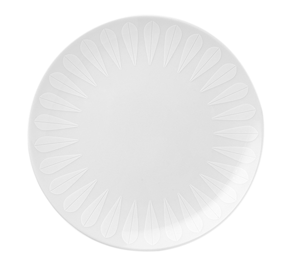 Lotus trends asjett 21 cm hvit fra Lucie Kaas