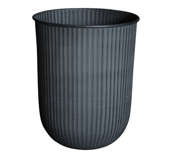 Out Stripe utekrukke med striper H50 cm Ø40 cm sort fra DBKD