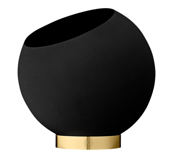 Globe blomsterpotte 21 cm sort fra AYTM