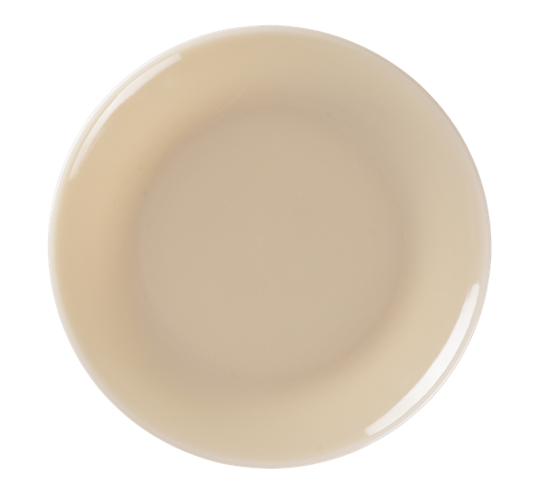 Milk asjett 20,5 cm almond fra Lucie Kaas