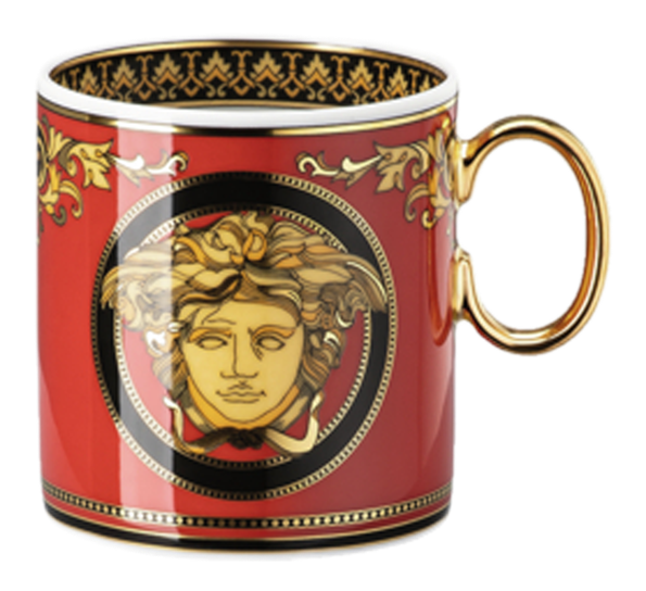 Medusa krus rød fra Versace