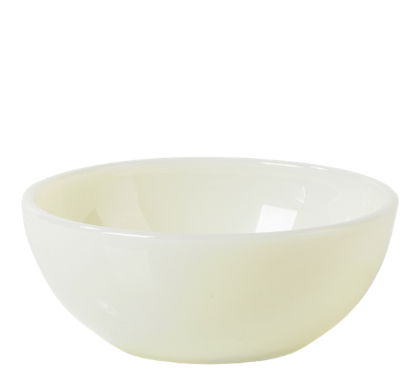 Milk skål ø10 cm vanilje fra Lucie Kaas