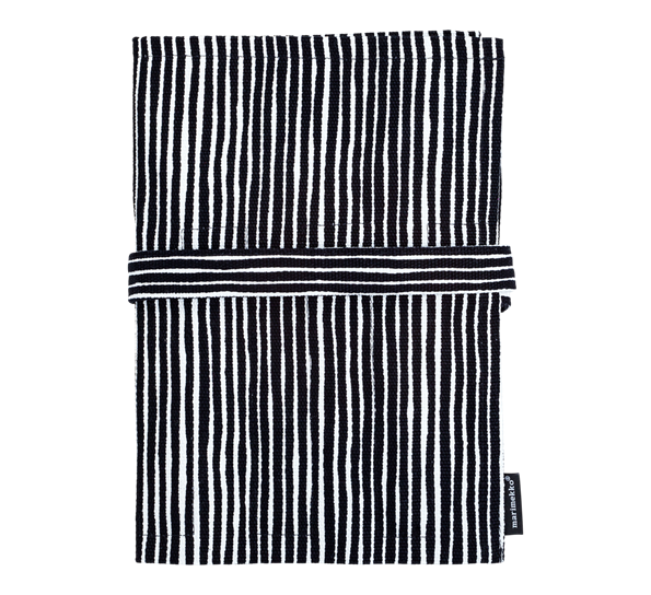Konkkaronkka bestikkpose hvit sort fra Marimekko