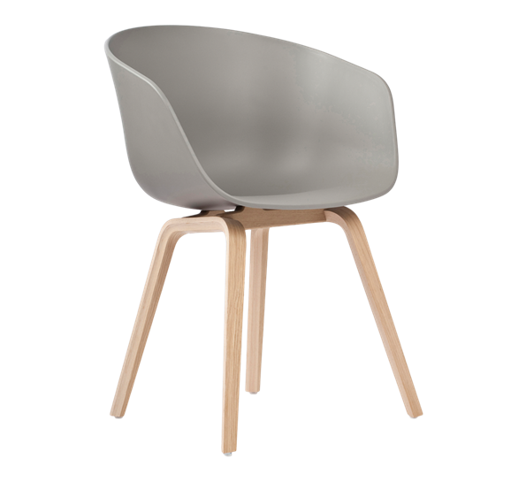 AAC22 stol lakkert eik grey fra HAY