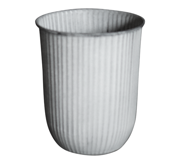 Out Stripe utekrukke med striper H30 cm Ø25 cm lys grå fra DBKD