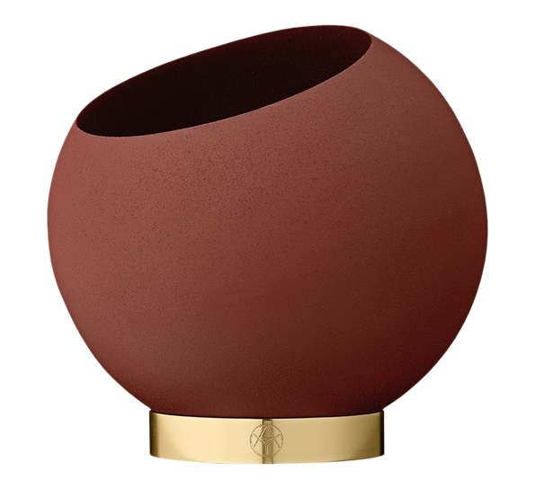 Globe blomsterpotte 17 cm gingerbread fra AYTM