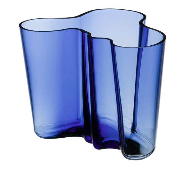 Aalto vase 160 mm ultramarinblå fra Iittala