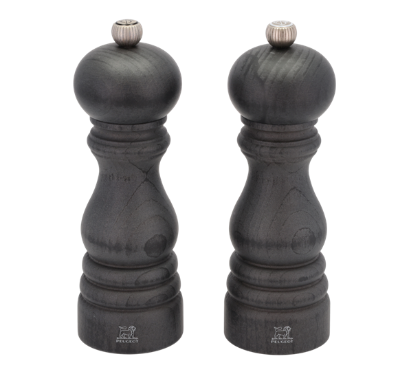 Paris salt- og pepperkvern 18 cm grafit bøk fra Peugeot