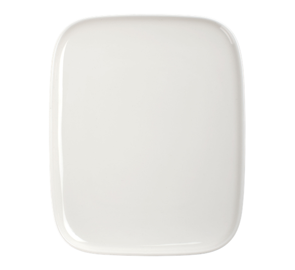 Oiva asjett 15x12 cm hvit fra Marimekko