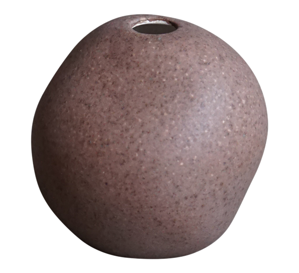 Miniature vase brun ø8cm h8cm fra DBKD