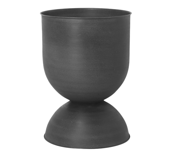 Hourglass krukke stor ø50 h73 cm sort fra Ferm Living