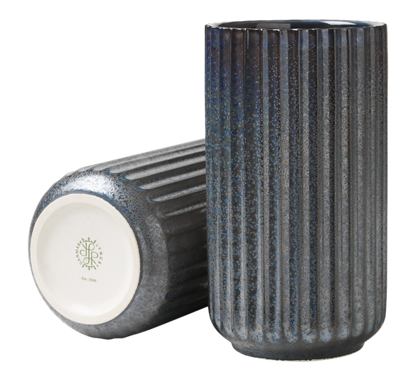 Radiance vase 15 cm blå fra Lyngby Porcelæn