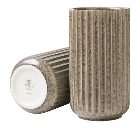 Radiance vase 15 cm grå fra Lyngby Porcelæn