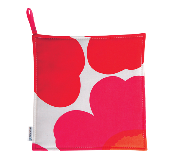 Pieni Unikko gryteklut hvit rød fra Marimekko