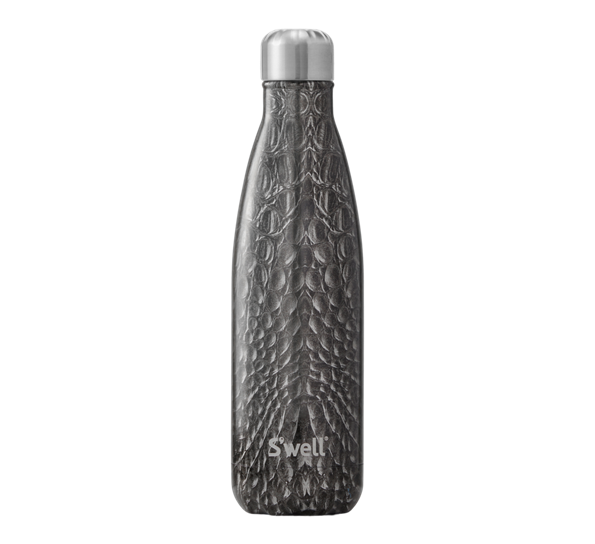 Drikkeflaske 5dl Exotics sort crocodile fra S`well