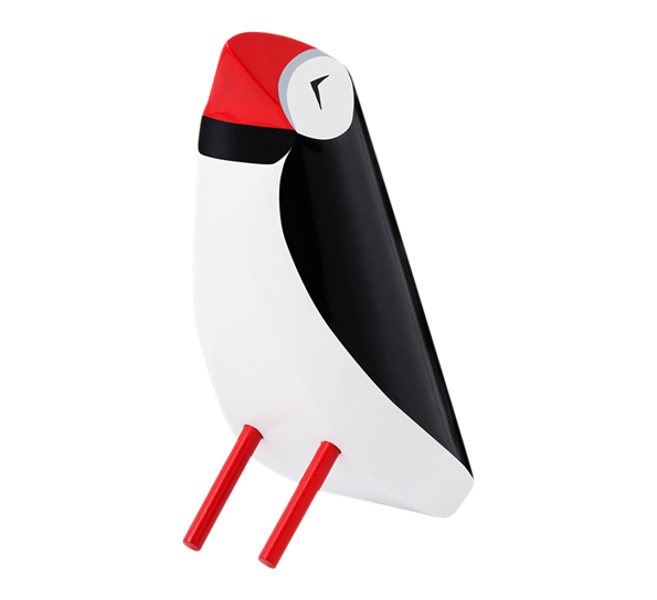 Puffin figur sort og hvit fra Normann Copenhagen