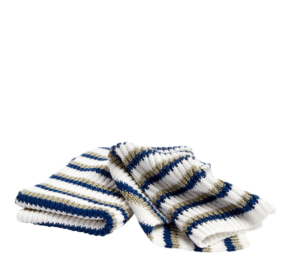 Kjøkkenklut Tricolore støvgrønn fra HAY