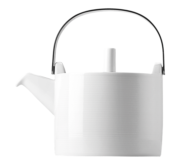 Loft Hvit tekanne 1 liter fra Thomas