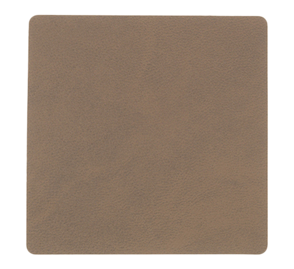 Square Nupo glassbrikke 10x10 cm brun Lind DNA