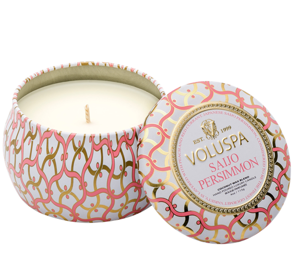 Duftlys 25t saijo persimmon 113g fra Voluspa