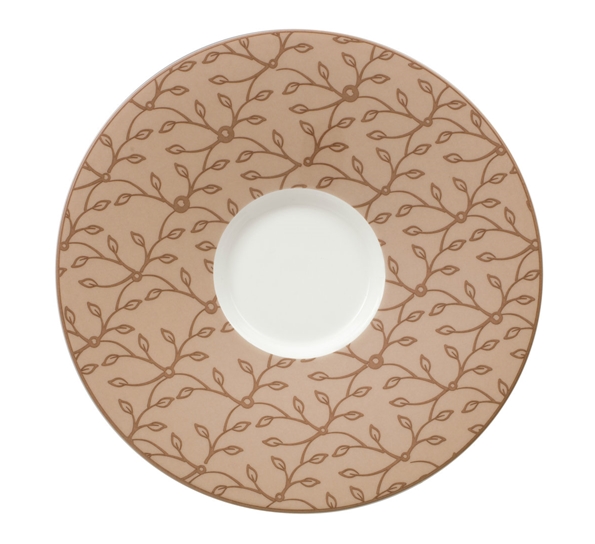 Caffe Club Floral Caramel skål til tekopp fra Villeroy & Boch