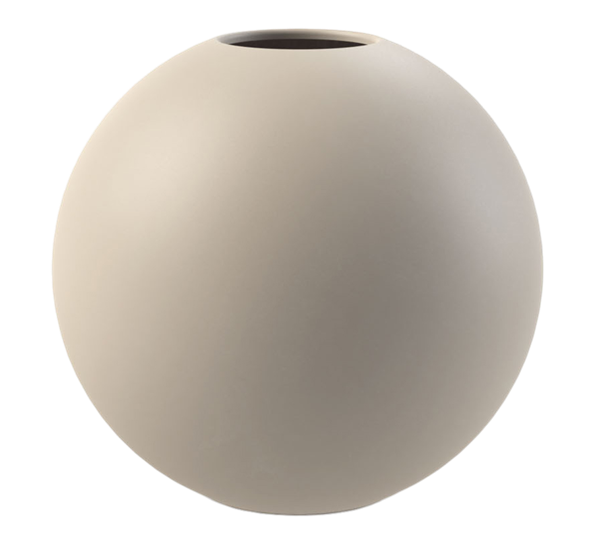 Ball vase 10 cm sand fra Cooee Design