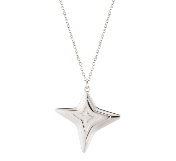 CC 2021 ornament firetakket stjerne palladium fra Georg Jensen