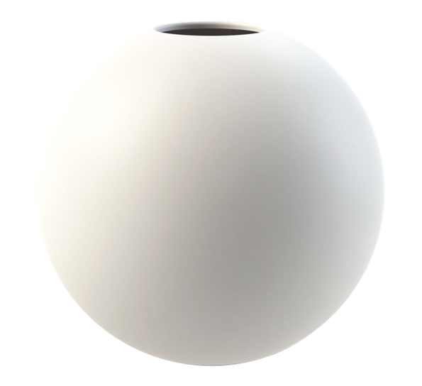Ball vase 10 cm hvit fra Cooee Design