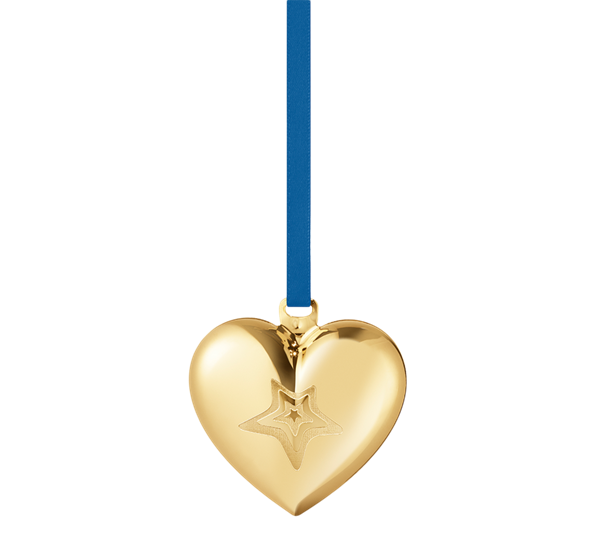 CC 2021 julehjerte gull fra Georg Jensen