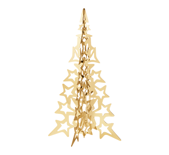 CC 2021 juletre stjerne gull stort fra Georg Jensen