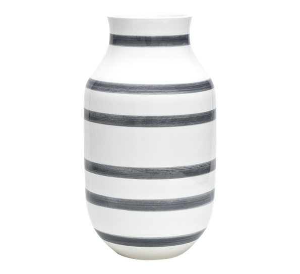 Omaggio vase gulv granittgrå 37,5 cm fra Kähler