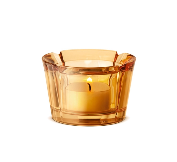 Grand Cru telyslykt oransje 1 fra Rosendahl