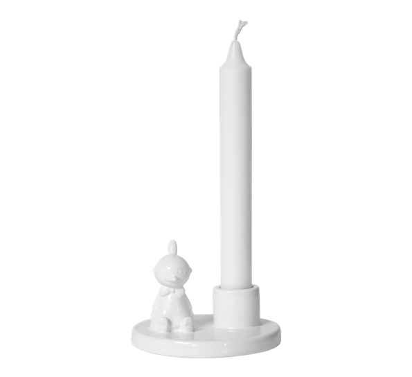 Lysestake Lille My keramikk hvit fra Pluto Design