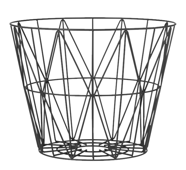 Wire basket liten sort fra Ferm Living