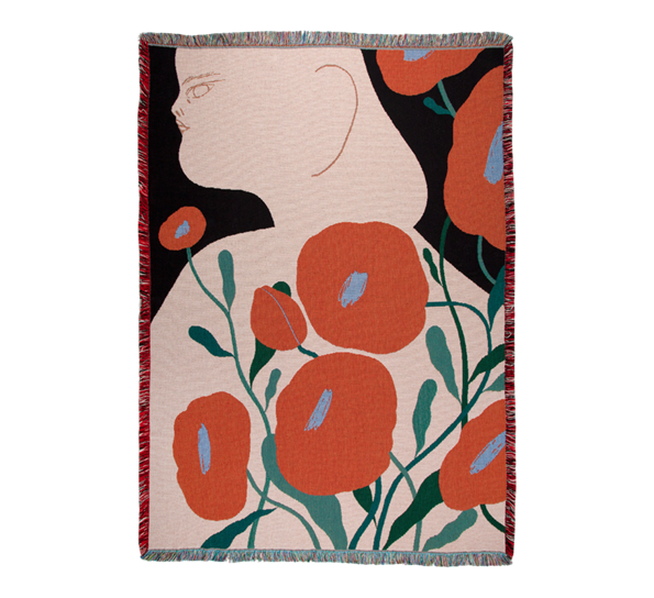 Melba pledd 137x178 cm fra Slowdown Studio